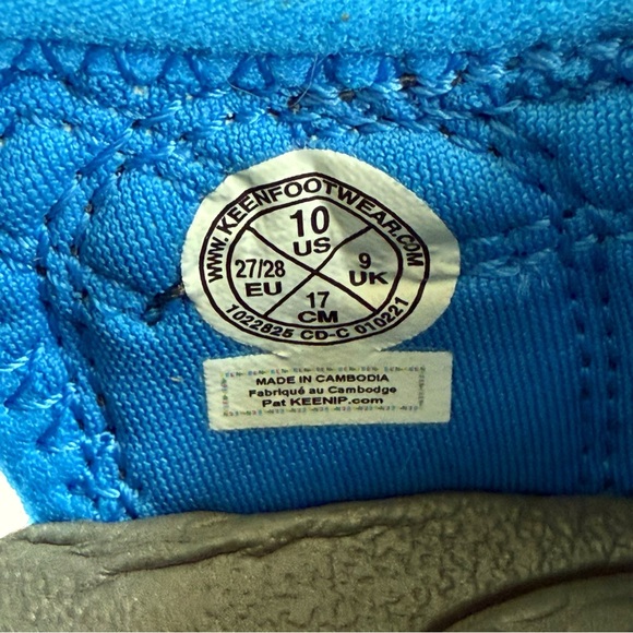KEEN MAGNET BLUE GRAY BLACK NEWPORT H2 CINCH LACE WATER SHOES - Picture 9 of 10